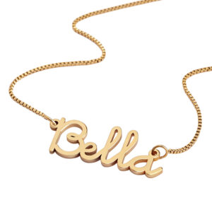 The Jolie Script Name Necklace