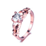 Rose Gold Claddagh Ring