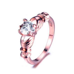 Rose Gold Claddagh Ring
